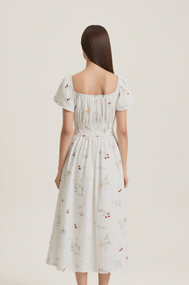 Poem Flutter Midi Dress