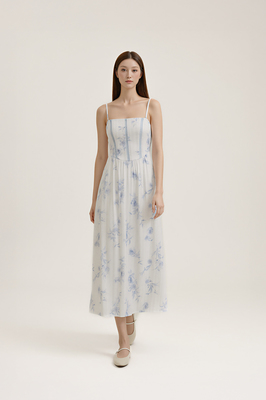 Chateau Padded Corset Maxi Dress