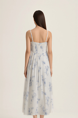 Chateau Padded Corset Maxi Dress