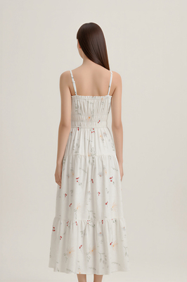 Poem Padded Midaxi Dress