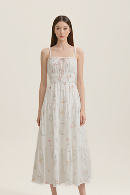 Poem Padded Midaxi Dress