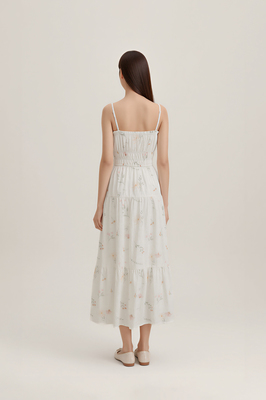 Poem Padded Midaxi Dress