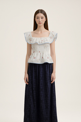 Poem Ruffle Top