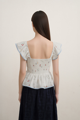 Poem Ruffle Top