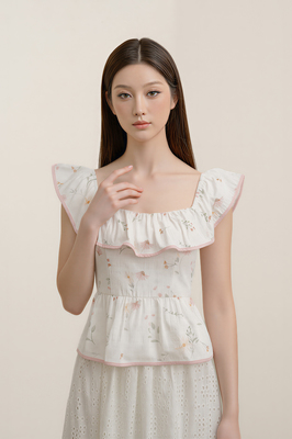 Poem Ruffle Top