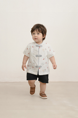 BOYS Poem Mandarin Shirt
