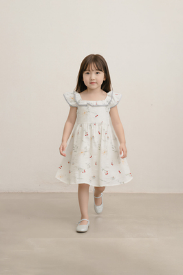 KIDS Poem Ruffle Dress
