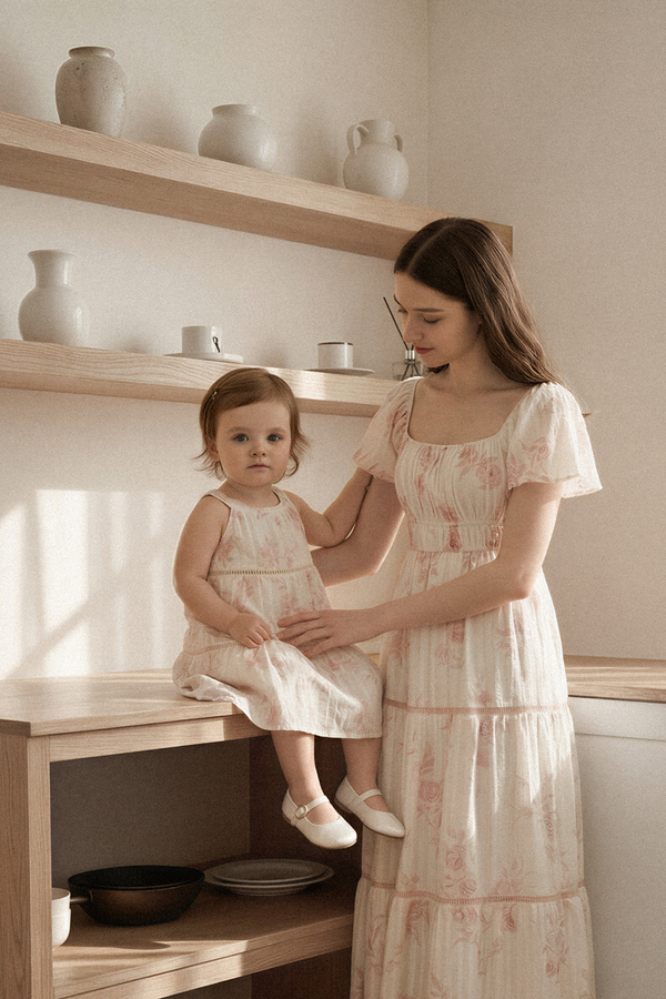 Chateau Padded Flutter Sleeve Maxi Dress