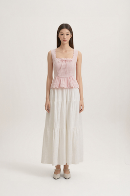 Fayelle Textured Scallop Top