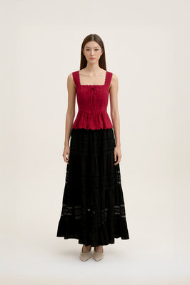 Fayelle Textured Scallop Top
