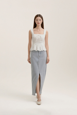 Fayelle Textured Scallop Top