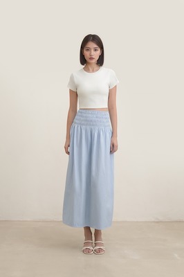 Nanda Stripe Maxi Skirt