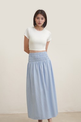 Nanda Stripe Maxi Skirt