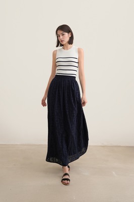 Soffia Striped Knit Tank Top