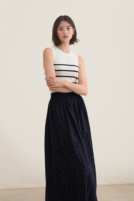 Soffia Striped Knit Tank Top