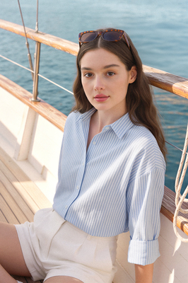 Nanda Oversized Stripe Shirt