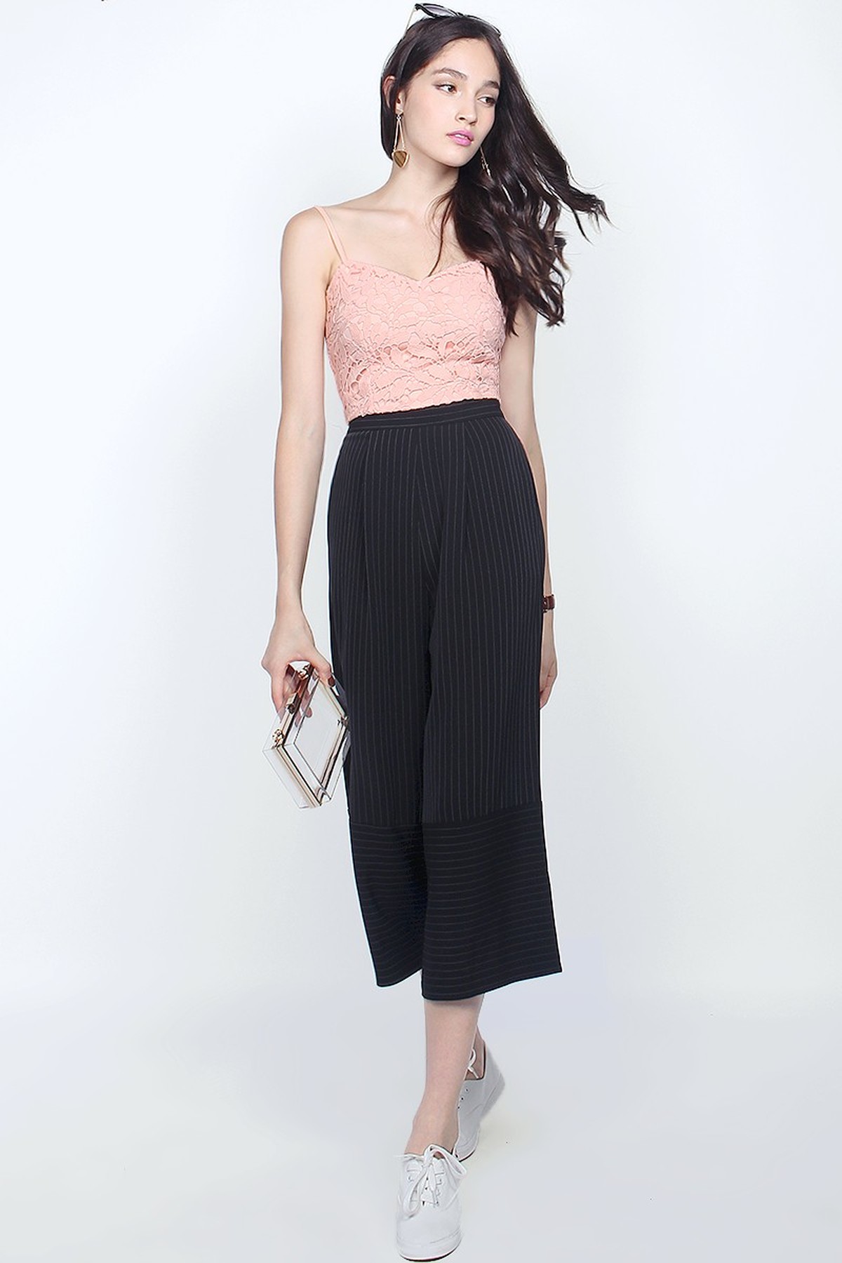 culottes striped pants