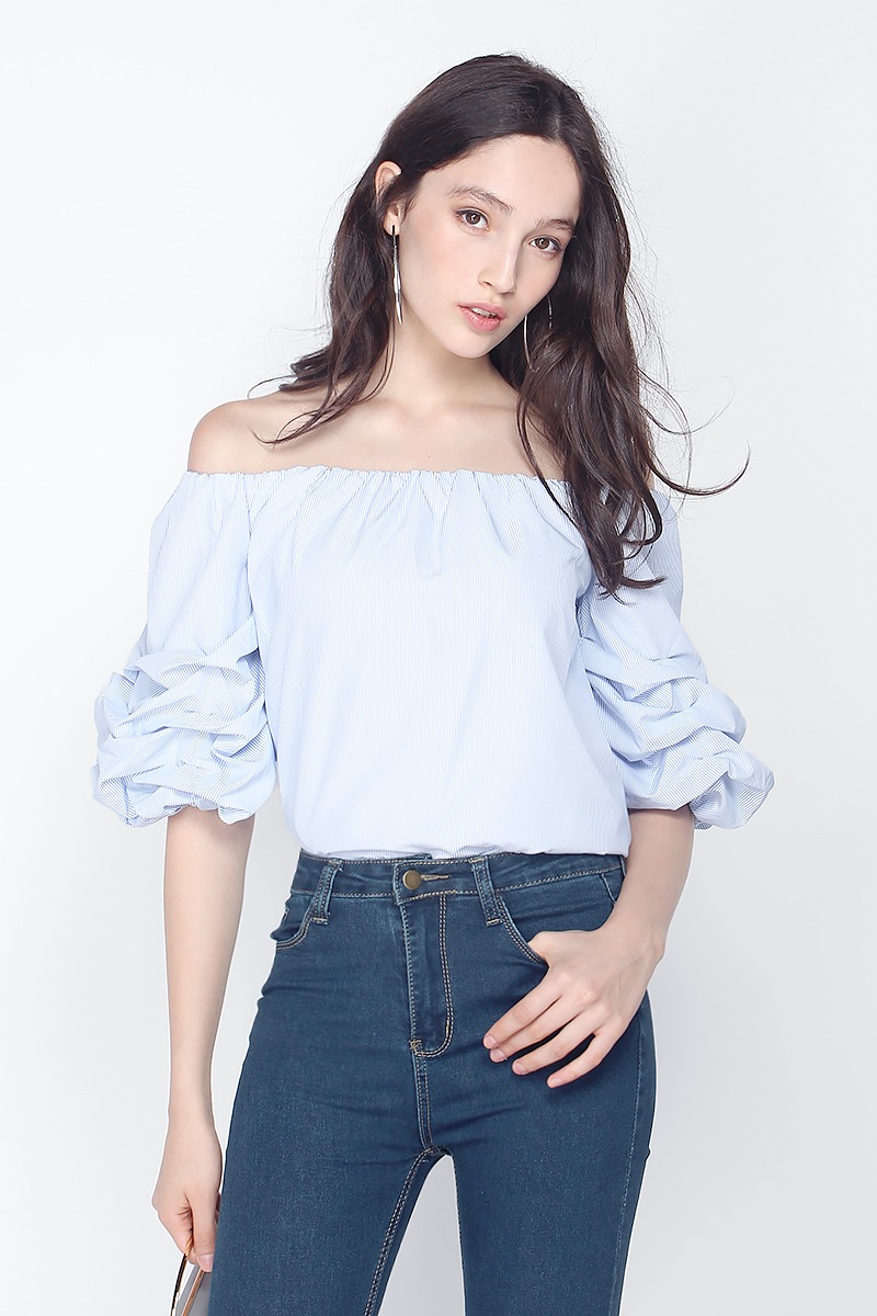 Fayth • Laguna Ruffle Off Shoulder Top