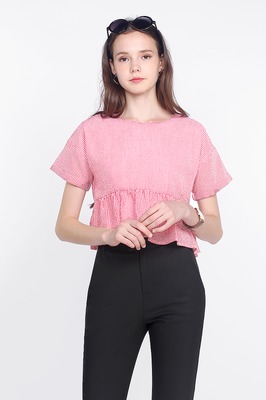 Gledis High Waisted Cropped Pants