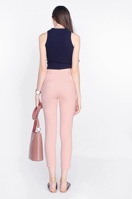 Gledis High Waisted Cropped Pants