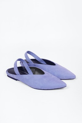 Minton Pointed Suede Flats