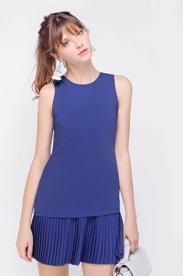 Kierra Dropwaist Pleated Dress