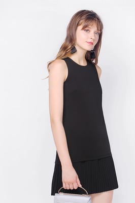 Kierra Dropwaist Pleated Dress