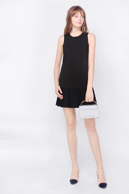 Kierra Dropwaist Pleated Dress