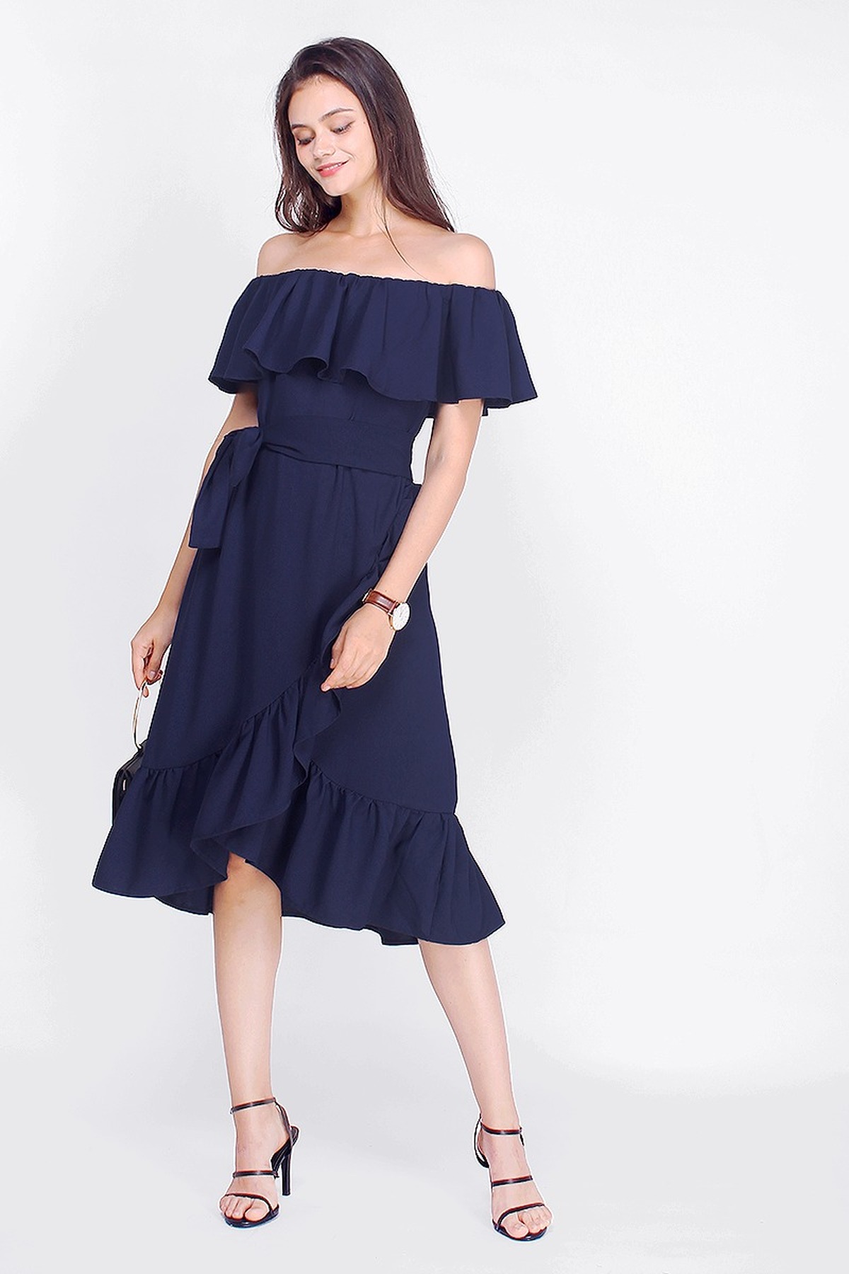 Fayth Jewell Ruffle Off Shoulder Dress Jewell Ruffle Off Shoulder Dress