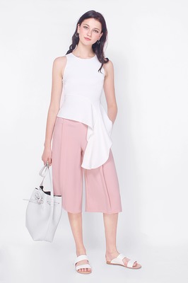 Kaylee Asymmetric Peplum Top