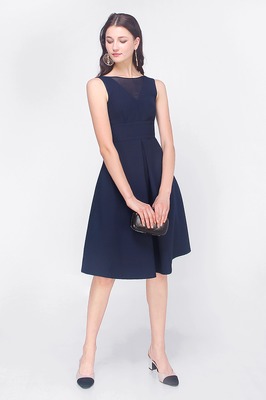 Reia Mesh Midi Dress