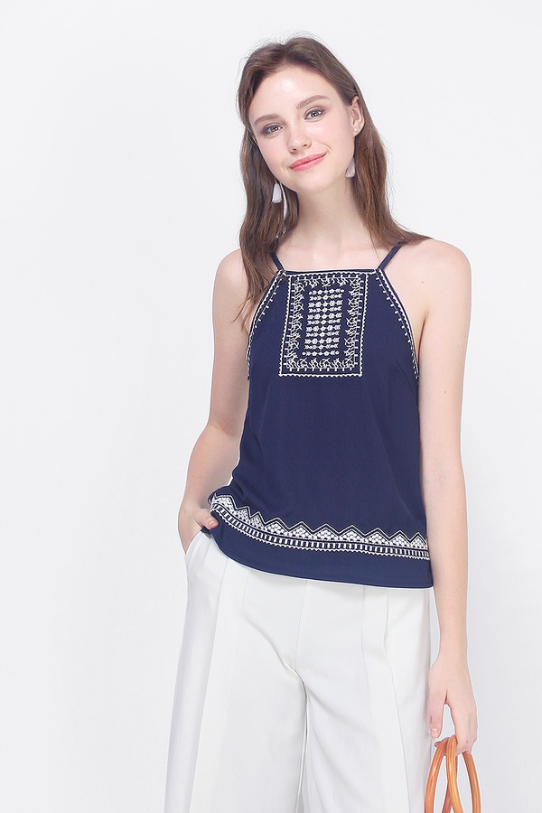 Kallie Embroidered Top