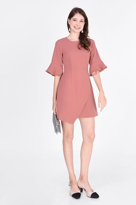 Erisa Flare Sleeve Dress