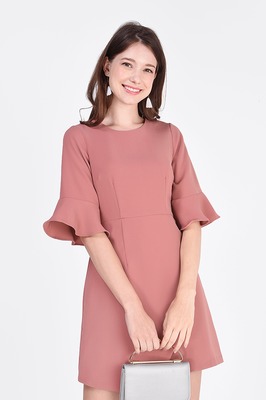 Erisa Flare Sleeve Dress