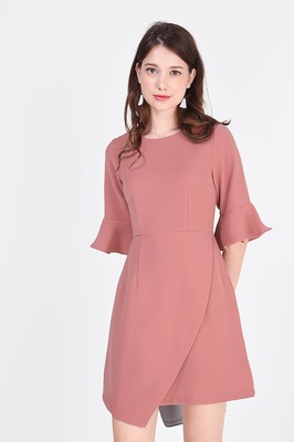 Erisa Flare Sleeve Dress