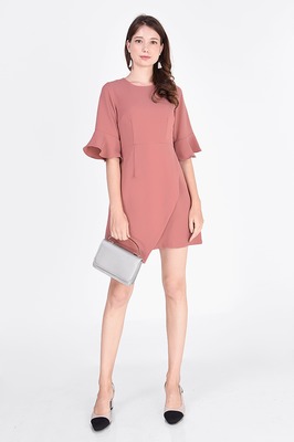 Erisa Flare Sleeve Dress