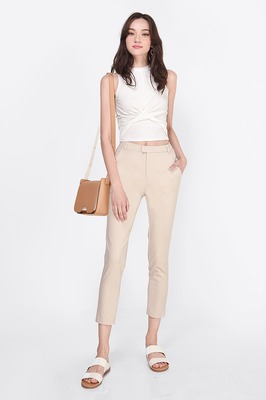 Gledis High Waisted Cropped Pants