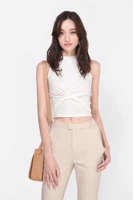 Gledis High Waisted Cropped Pants