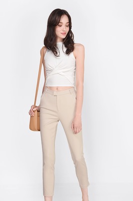 Gledis High Waisted Cropped Pants