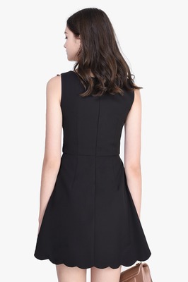 Penelope Scallop Dress