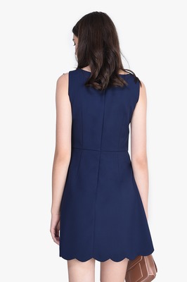 Penelope Scallop Dress
