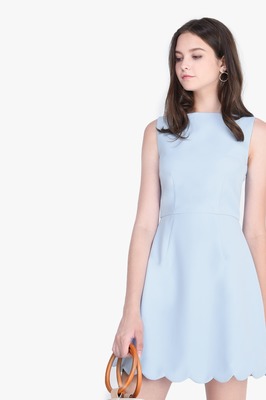 Penelope Scallop Dress