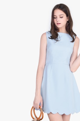 Penelope Scallop Dress