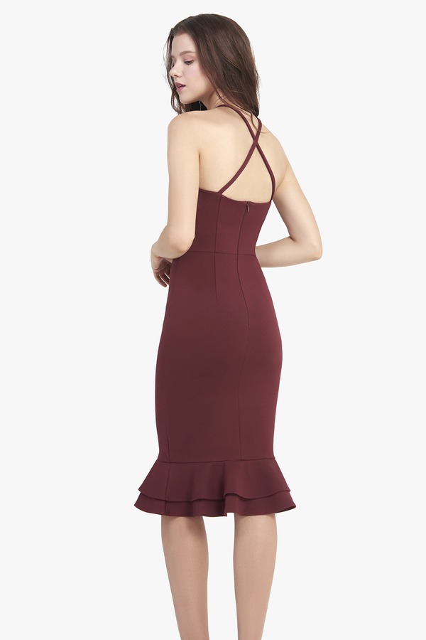 Andrina Mermaid Midi Dress