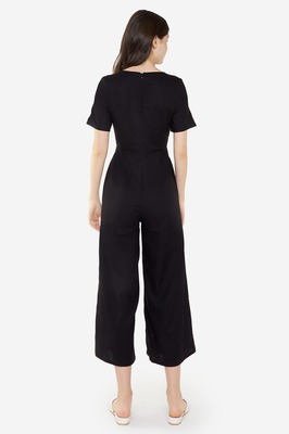 Milly Buttoned Linen Jumpsuit