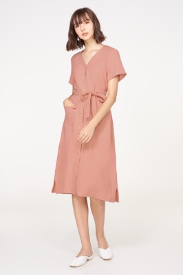 Hopscotch Pocket Midi Dress