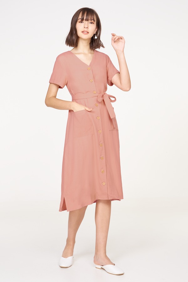 Hopscotch Pocket Midi Dress