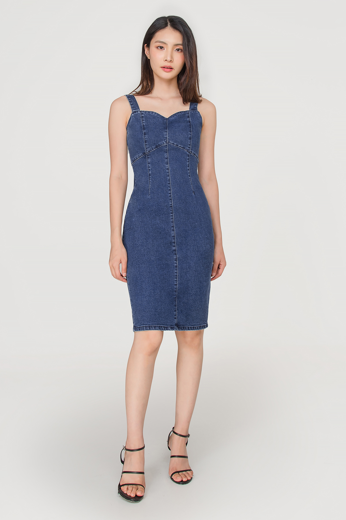 denim cocktail dress