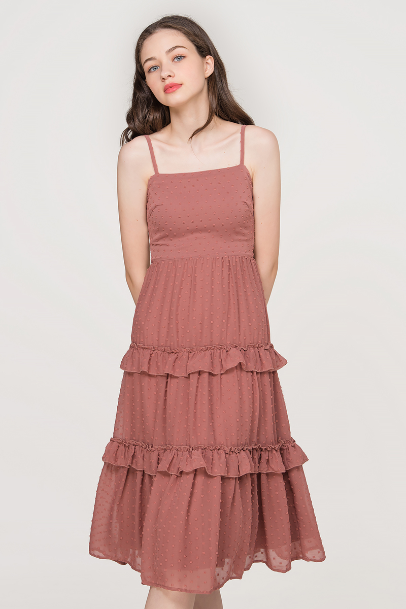 Fayth • Belle Ruffle Midi Dress