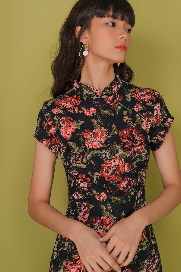 Chinois Jacquard Cheongsam